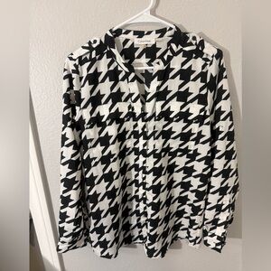Calvin Klein Monochrome‎ Houndstooth Shirt